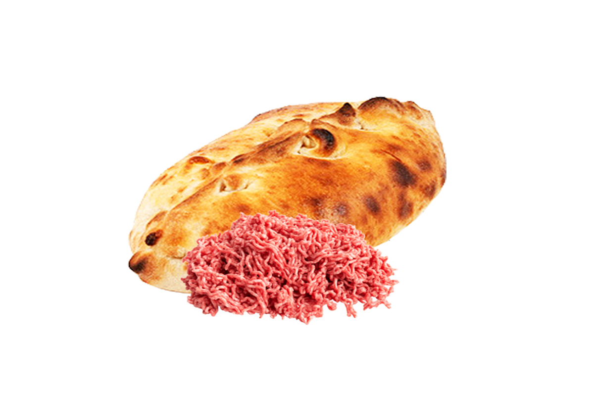 Demi baguette au four viande hachée