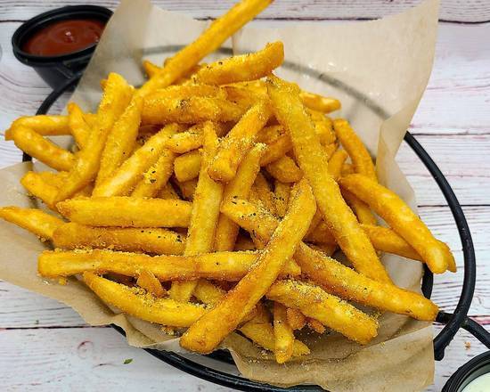 Order Beer-Battered Fries food online from Selma Chicago Pizzeria store, Rancho Santa Margarita on bringmethat.com