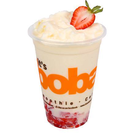 Order Coconut Strawberry Smoothie food online from Boba Time store, Los Angeles on bringmethat.com