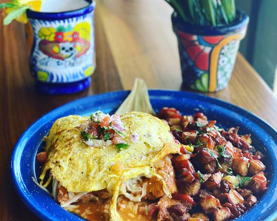 Order Tamale Scramble food online from Tamale Co. Mexican Street Food store, Orlando on bringmethat.com