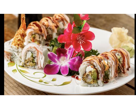 Order Shaggy Dog Roll food online from Fuji Sushi Asian Cuisine store, La Porte on bringmethat.com