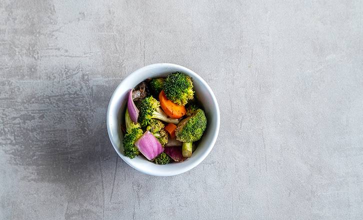 Order Roasted Vegetables food online from Zoe's Kitchen store, Dallas on bringmethat.com