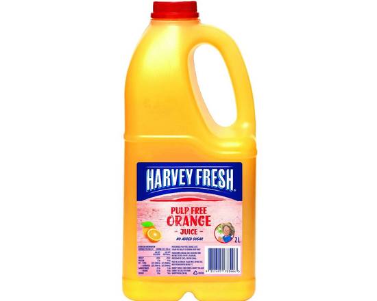 Harvey Fresh Chill 100% Orange Juice  Pulp Free 2L