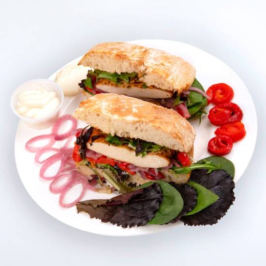 Order Grilled Chicken Sandwich food online from Monta Factory store, Glendale on bringmethat.com