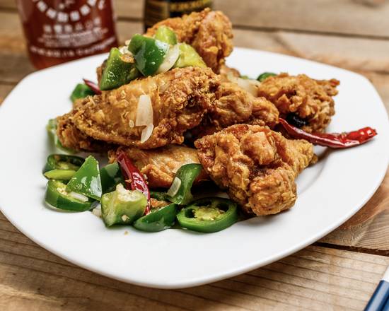 Order Salt Pepper Wings food online from Fuji Sushi Asian Cuisine store, La Porte on bringmethat.com