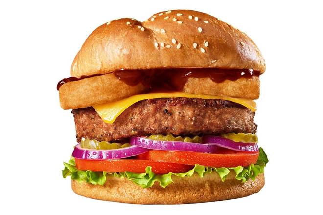 Order Rodeo Ring Beyond Burger® food online from The Burger Den store, Brandon on bringmethat.com