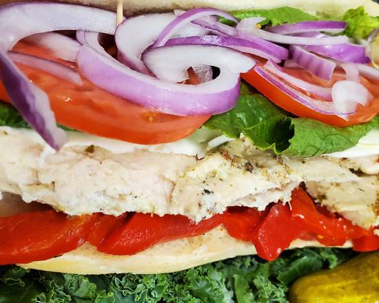 Order Chicken Tuscany Sandwich food online from Long Island Bagel Cafe store, Bellmore on bringmethat.com