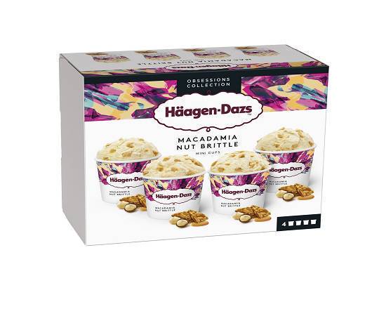 Häagen-Dazs Macadamia nut Brittle 4x81g