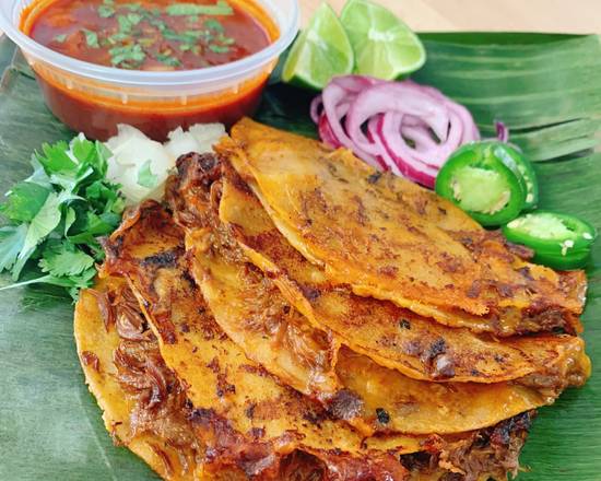 Order Beef Birria Tacos food online from Carabao Express store, Austin on bringmethat.com
