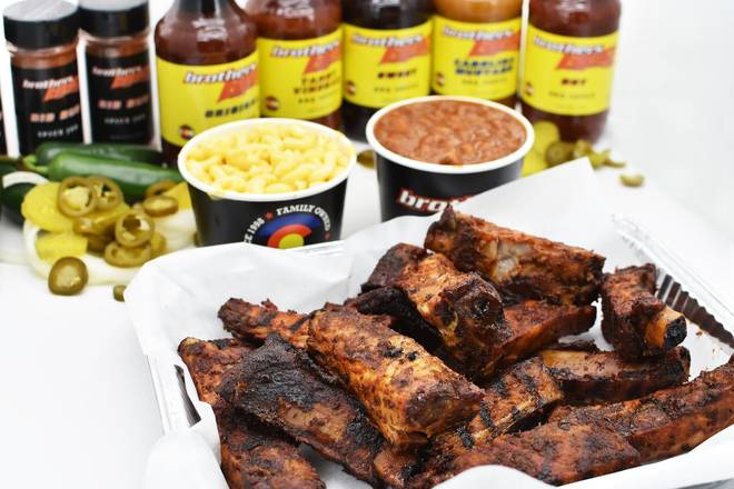 Order Pork Rib Pack food online from Brothers BBQ store, Denver on bringmethat.com
