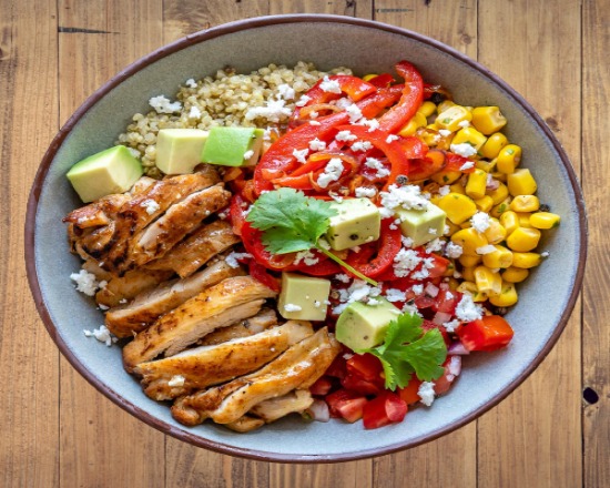 Chicken quinoa bowl