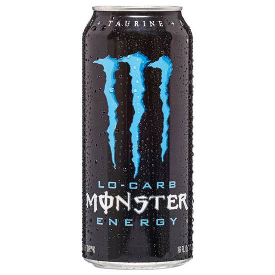 Order Monster Energy Lo-Carb 16oz Can food online from Everyday Needs by Gopuff store, Coral Gables on bringmethat.com