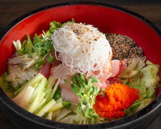 Order Spicy Sashimi Bowl food online from I Sushi store, Chula Vista on bringmethat.com