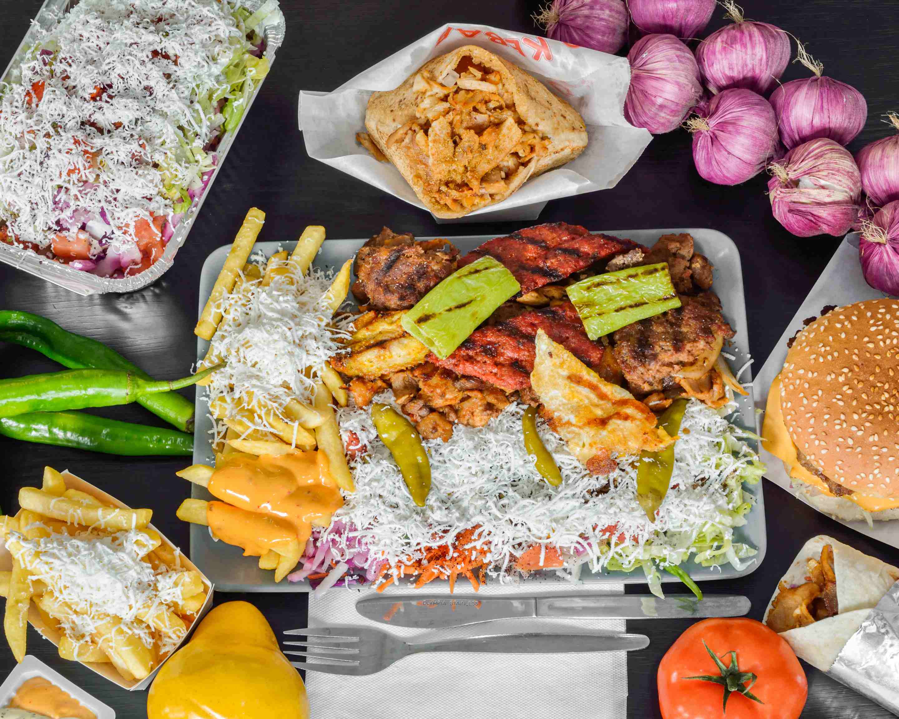 Bruxelles Livraison de commande de l'établissement Snack au petit