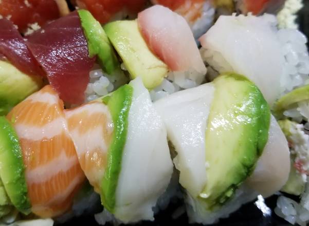 Order Rainbow Roll food online from Hokkaido store, Winter Springs on bringmethat.com