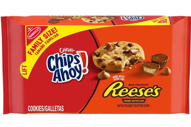 Order Chips Ahoy Chewy Made With Reese's PeanutButter Family Size  food online from Fresko Market store, Miami on bringmethat.com