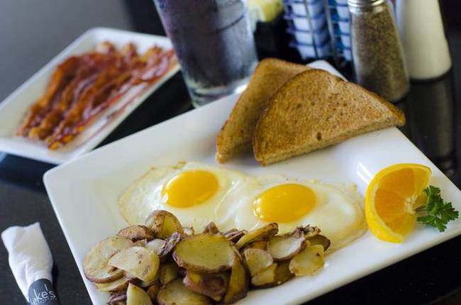Order Two Egg Combo food online from Keke's Breakfast Cafe store, Oviedo on bringmethat.com