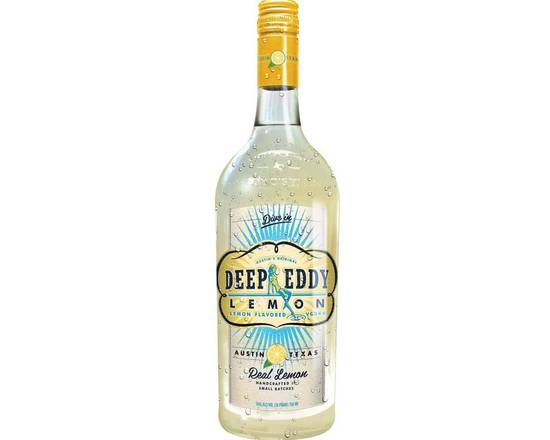 Order Deep Eddy Lemon, 750mL vodka (35.0% ABV) food online from Woodbury Wine & Spirits store, ORLANDO on bringmethat.com