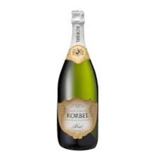 Order KORBEL BRUT 750ML BOTTLE  food online from Duke Liquor & Jr. Market store, Los Angeles on bringmethat.com