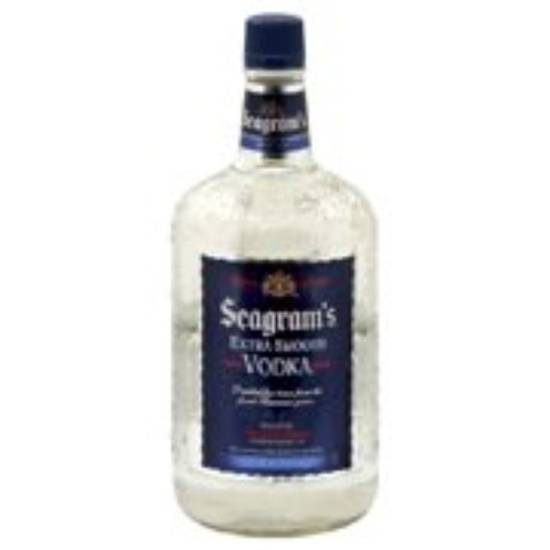 Order SEAGRAM'S VODKA 1.75L food online from Rocky Liquor store, Claremont on bringmethat.com