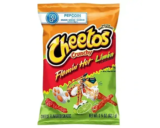 Order Cheetos Crunchy Flamin Hot Limon Xxvl 3.25z food online from Circle K store, Simi Valley on bringmethat.com