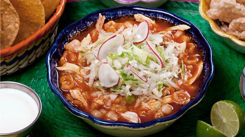 Order Pozole food online from Cabrillo Park Cafe store, Fremont on bringmethat.com