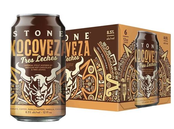 Order Stone Xocovez Tres Leches 6 pk Cans (8.5% ABV) food online from Silver Liquor Market store, Los Angeles on bringmethat.com