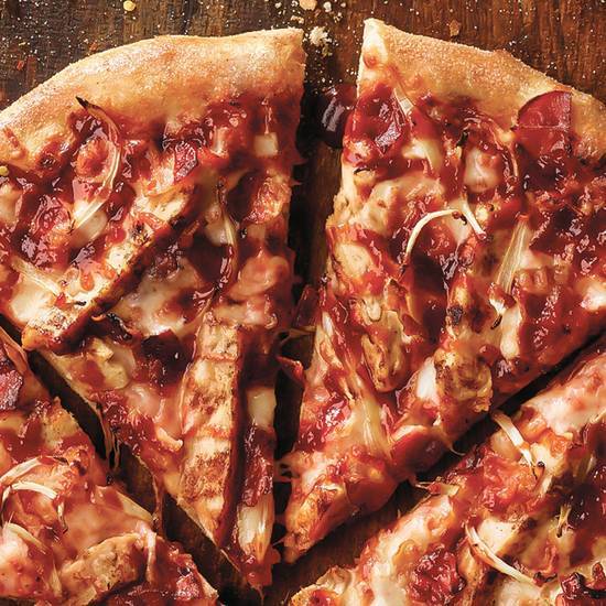 Order BarBQ Chicken Pizza food online from Marcos Pizza store, Aurora on bringmethat.com