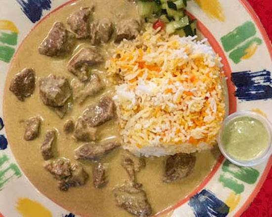 Order Lamb Coconut Curry food online from Bombay Cafe store, Cedar City on bringmethat.com