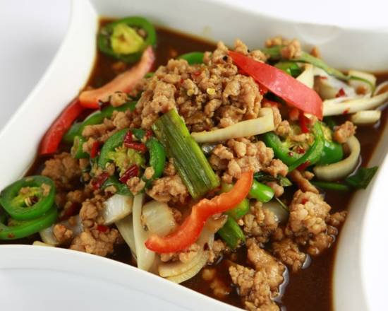 Order TS6. Kra Proa Ground Chicken food online from Thai Boom store, Beverly Hills on bringmethat.com