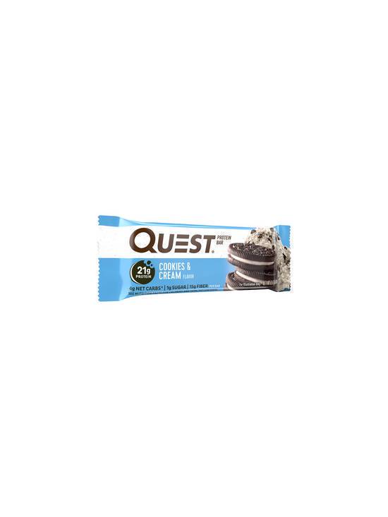 Order Quest Protein Cookies & Cream 2.12 OZ food online from Chevron Extramile store, W Sacramento on bringmethat.com