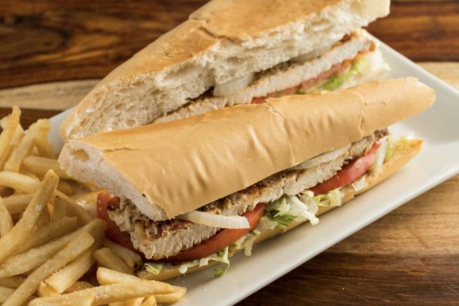 Order Sandwich de Pechuga de Pollo food online from Latin Cafe 2000 store, Miami on bringmethat.com