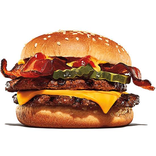 Order Bacon Double Cheeseburger food online from Burger King store, Greenville on bringmethat.com