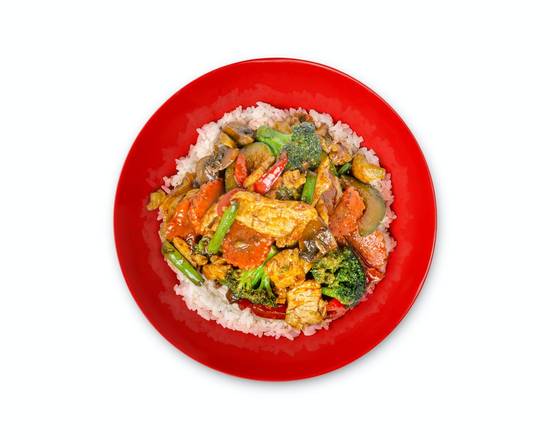 Order Veggie Stir Fry Rice Bowl  food online from Bento Asian Kitchen + Sushi - Southside store, Jacksonville on bringmethat.com