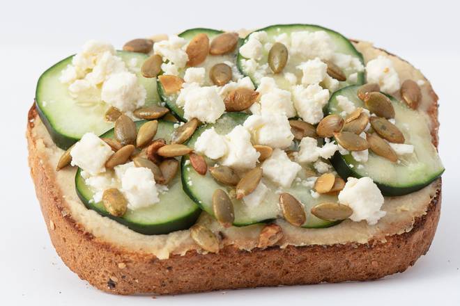Order Wholesome Hummus Toast food online from Vitality Bowls store, San Diego on bringmethat.com