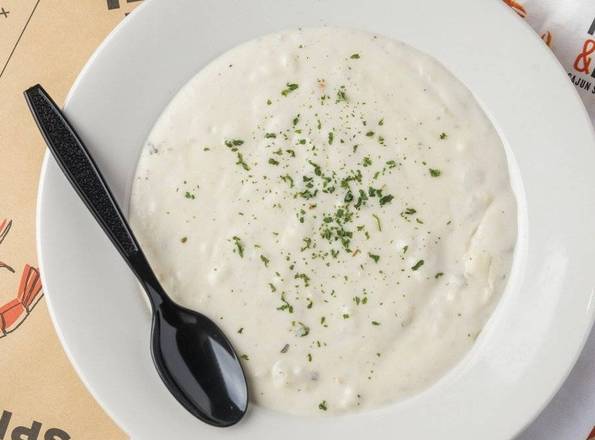 Order Clam Chowder food online from Hook & Reel Cajun Seafood store, Killeen on bringmethat.com