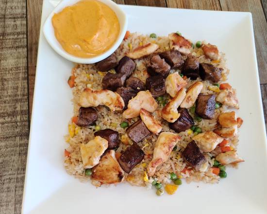 Order Chicken and Steak Fried Rice food online from Sakura Grill store, El Monte on bringmethat.com