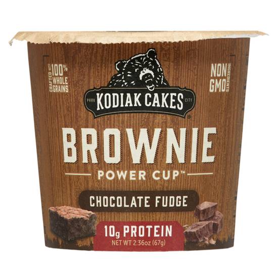 Order Kodiak Cakes Chocolate Fudge Brownie Mix Power Cup 2.36oz food online from Everyday Needs by Gopuff store, Thousand Oaks on bringmethat.com