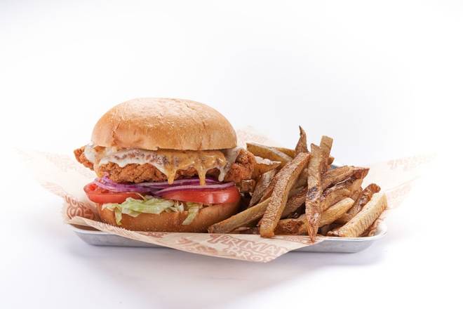 Order Crispy Chicken Sandwich food online from Primanti Bros store, Morgantown on bringmethat.com