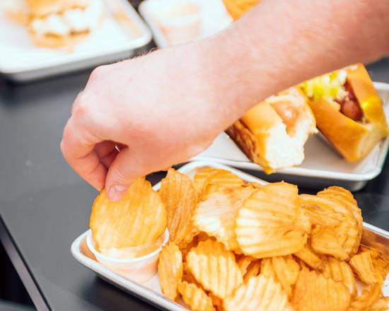 Order House-made Potato Chips food online from Haute Dogs & Fries store, Alexandria on bringmethat.com
