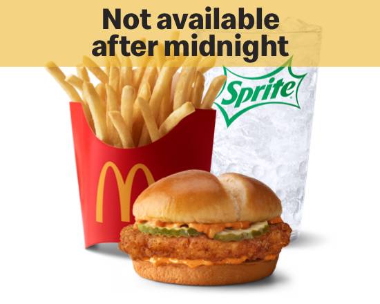 Order Spicy Crispy Chicken Sandwich Meal  food online from Mcdonald store, PALM HARBOR on bringmethat.com
