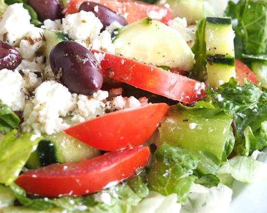 Order Greek Salad Meal food online from Papa Cristos Taverna store, Los Angeles on bringmethat.com