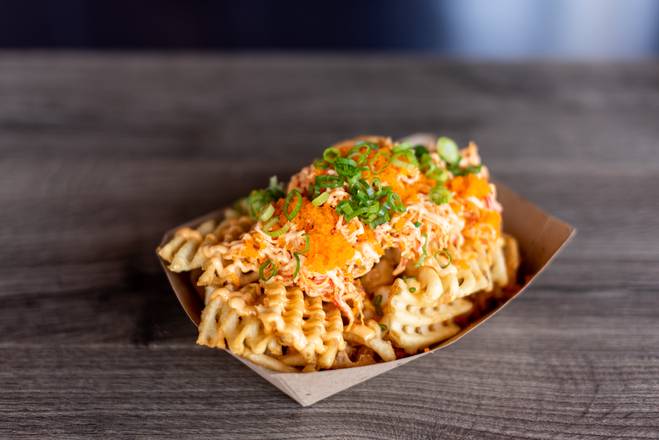 Order Spicy Ahi Fries food online from Yum Sushi Burrito & Poke store, Asheville on bringmethat.com
