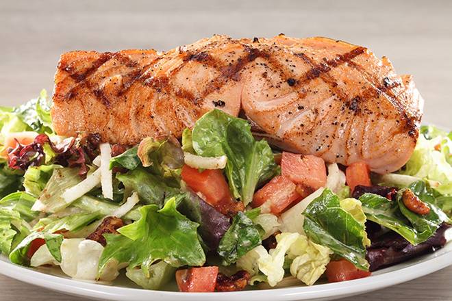 Order Grilled Salmon Salad food online from Firebirds Wood Fired Grill store, Knoxville on bringmethat.com