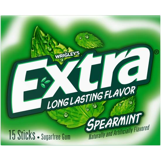 Order Extra Spearmint Sugarfree Gum, Single Pack food online from Cvs store, MARTINEZ on bringmethat.com