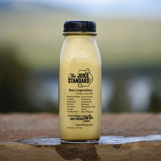 Order Bee Legendary Nut Milk 16oz  food online from The Juice Standard store, Las Vegas on bringmethat.com