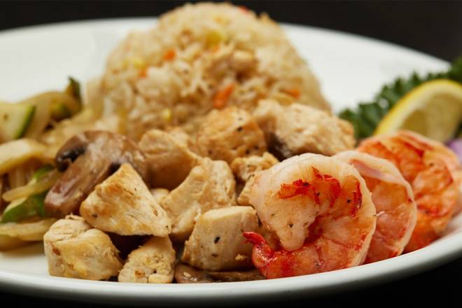 Order HIBACHI CHICKEN & COLOSSAL SHRIMP food online from Ikura Sushi Lounge store, Coral Gables on bringmethat.com