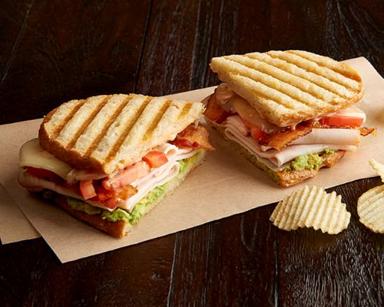 Order Smokey Jack Panini Regular  food online from Jason Deli store, Decatur on bringmethat.com