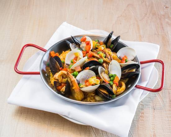 Order Seafood Paella food online from Los Olivos Bistro store, Boca Raton on bringmethat.com