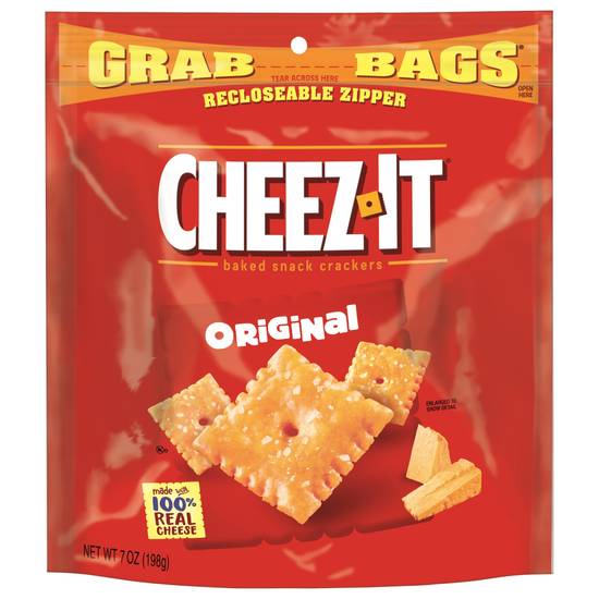 Order Cheez-It Original Cheese Crackers Grab Bag, 7 OZ food online from Cvs store, DOVER on bringmethat.com